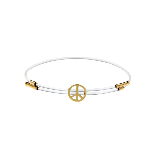 Peace Sign Nylon Bracelet