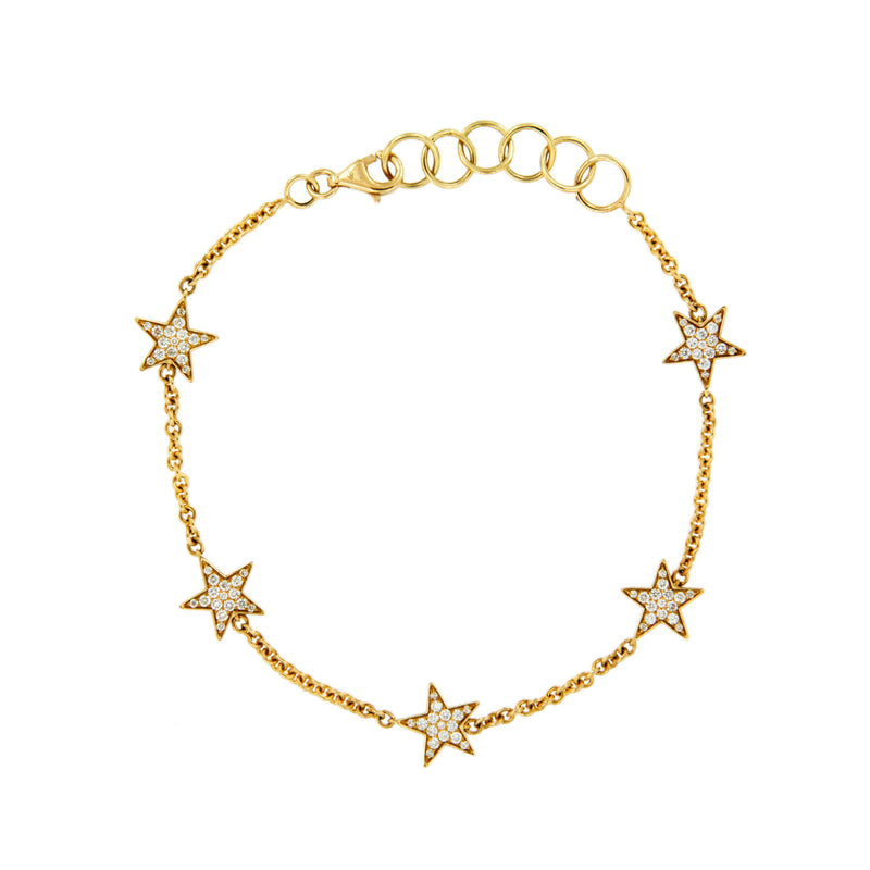 Bracciale Stelle Diamantate