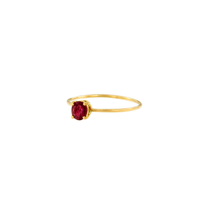 Oval Ruby Ring