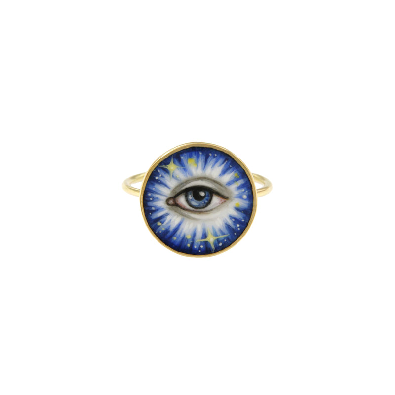 Mystical Eye Enamel Ring
