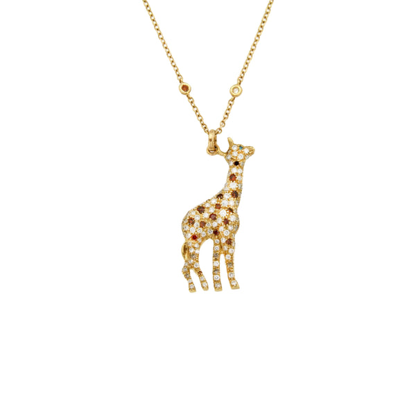 Giraffe Diamond Necklace