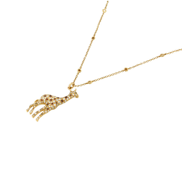 Giraffe Diamond Necklace