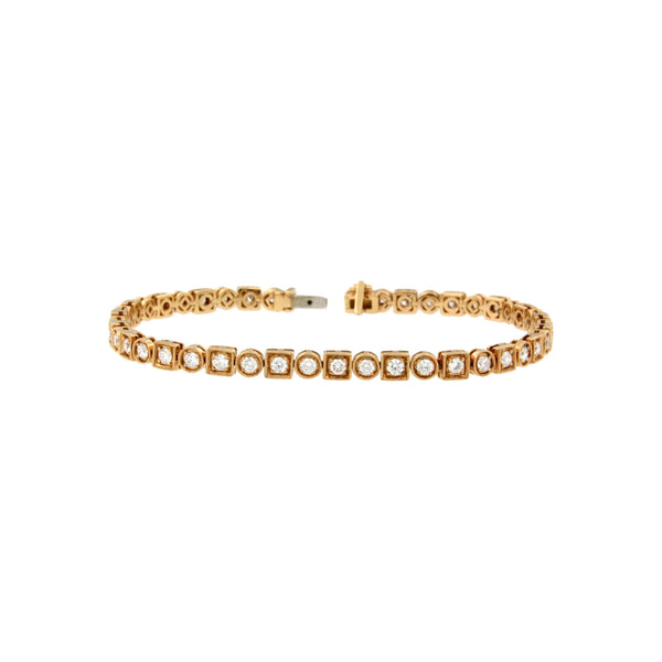 Byzantine Diamond Tennis Bracelet