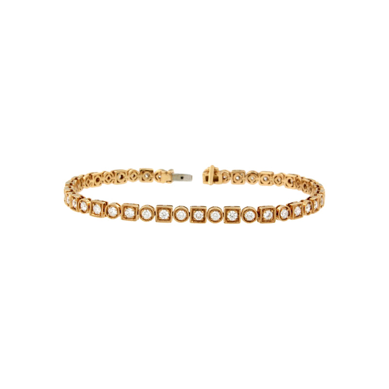 Byzantine Diamond Tennis Bracelet