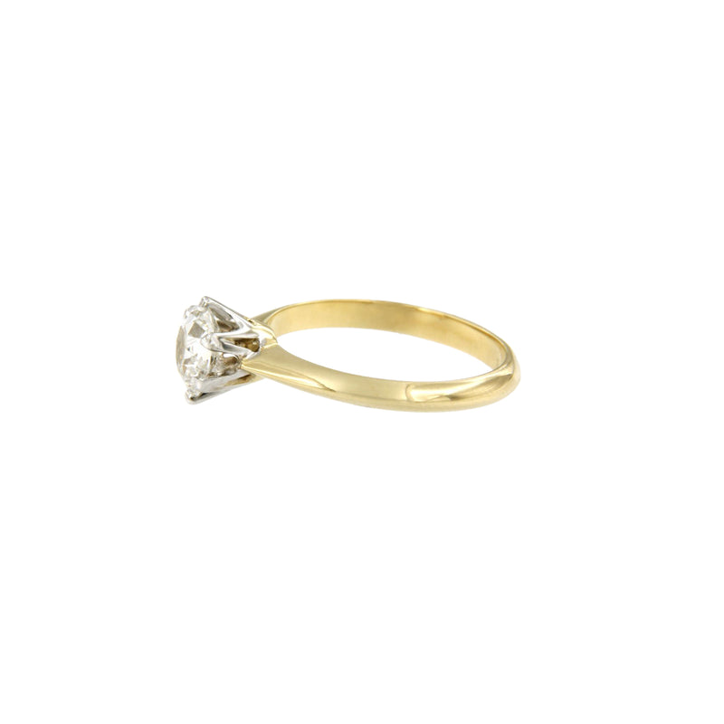 Pear Cut Diamond Engagement Ring 0.65ct