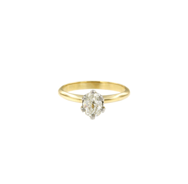 Pear Cut Diamond Engagement Ring 0.72ct