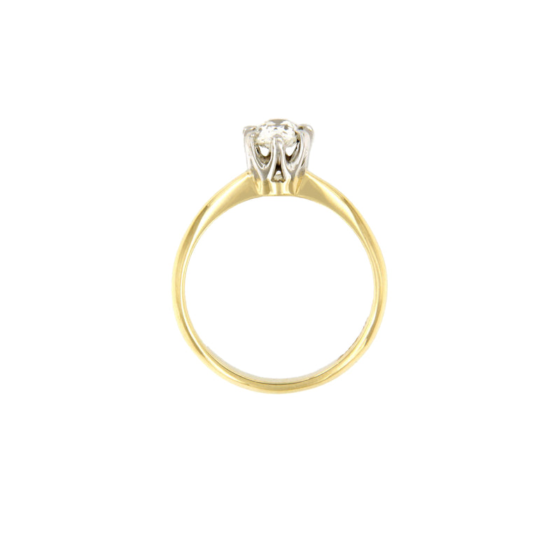 Pear Cut Diamond Engagement Ring 0.72ct